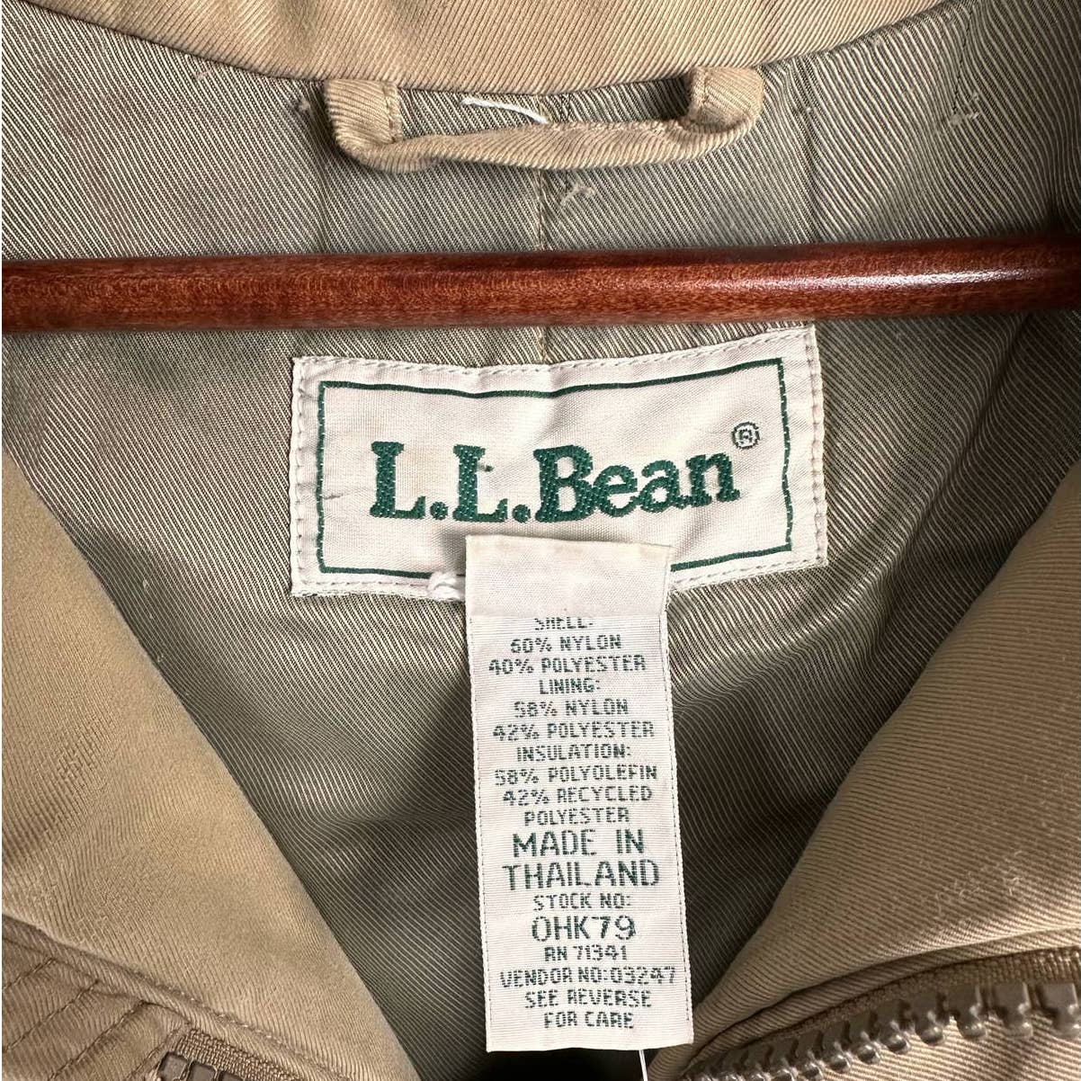 Vintage LL Bean Long-Line Parka Coat L Tall