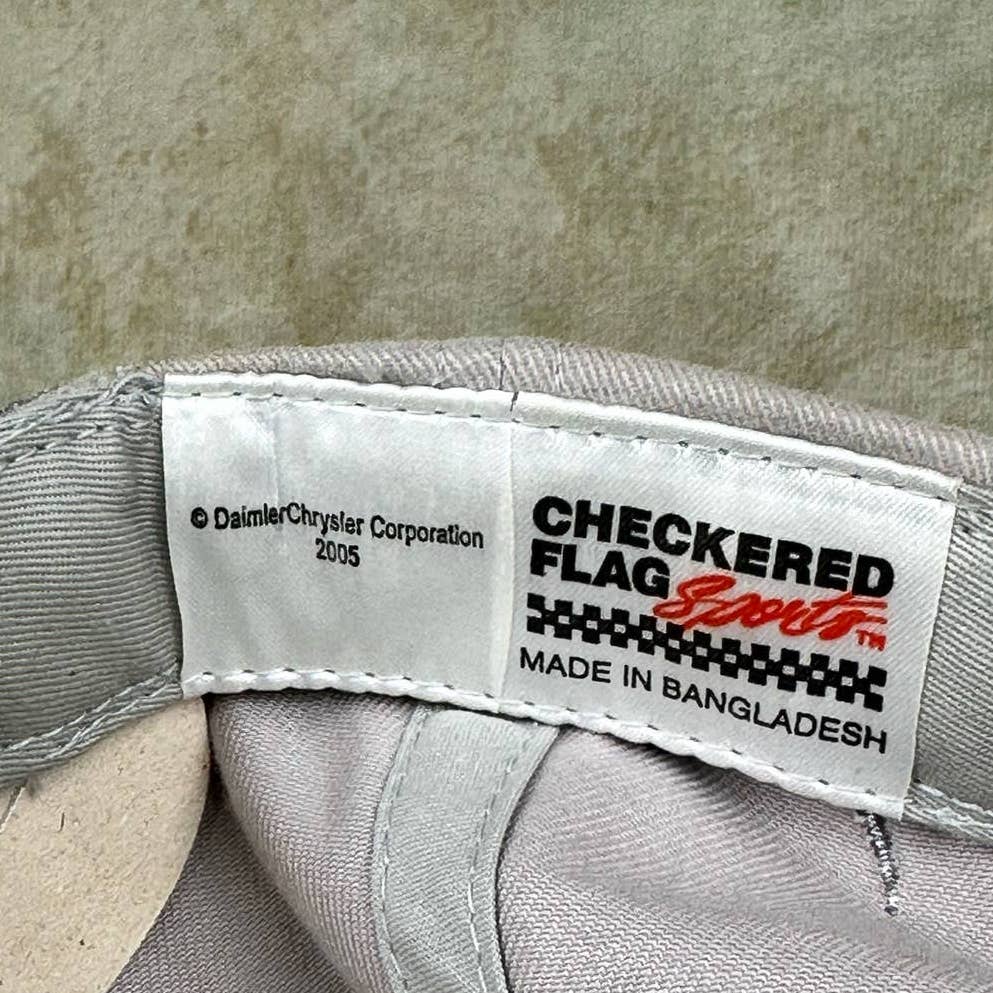 Y2K Gray Flames Dodge Hat