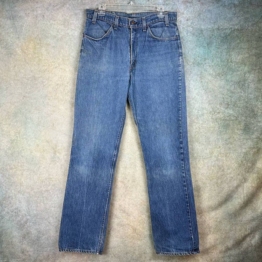 Vintage Levis 519 Jeans 34 x 34 Orange Tab