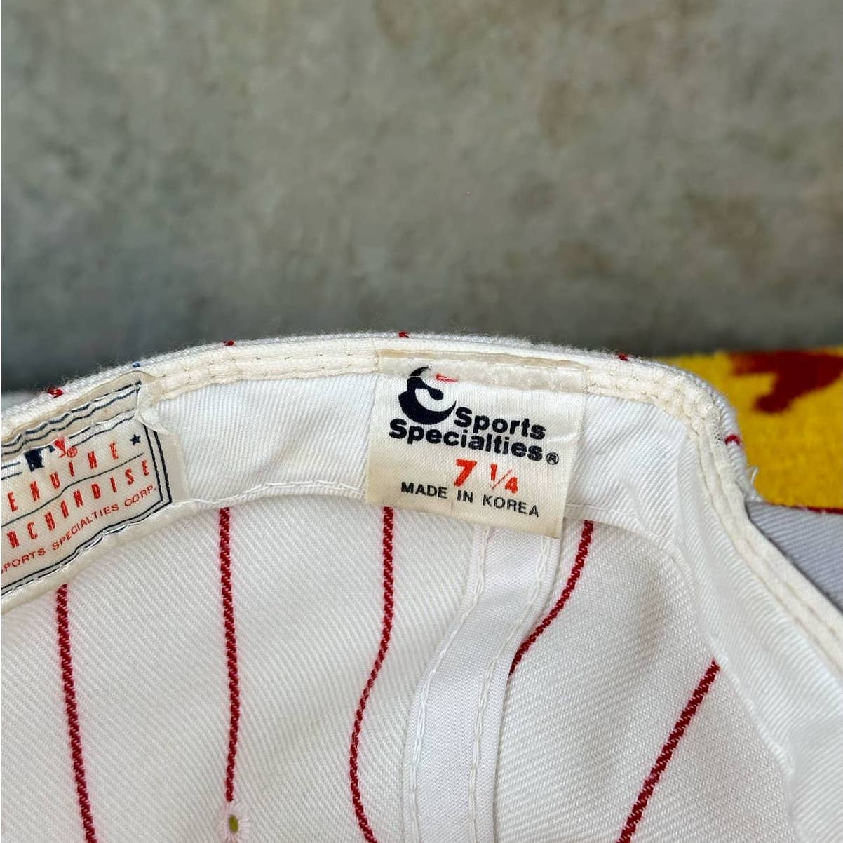 Vintage Cincinnati Reds Pinstripe Hat 7 1/4