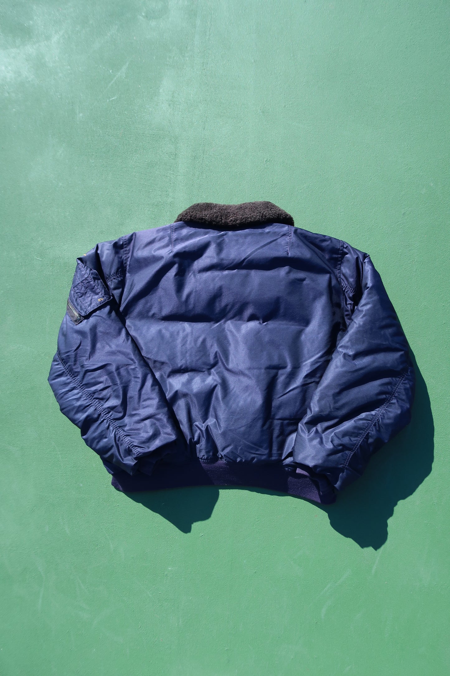 Vintage 90s Rare Polo Flight Bomber Jacket