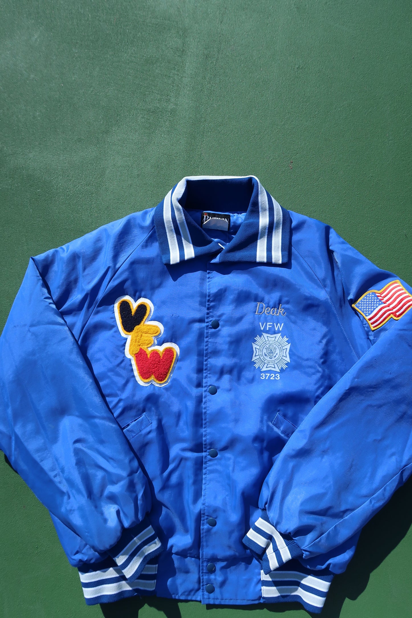 Vintage 90s VFW Hockey Jacket