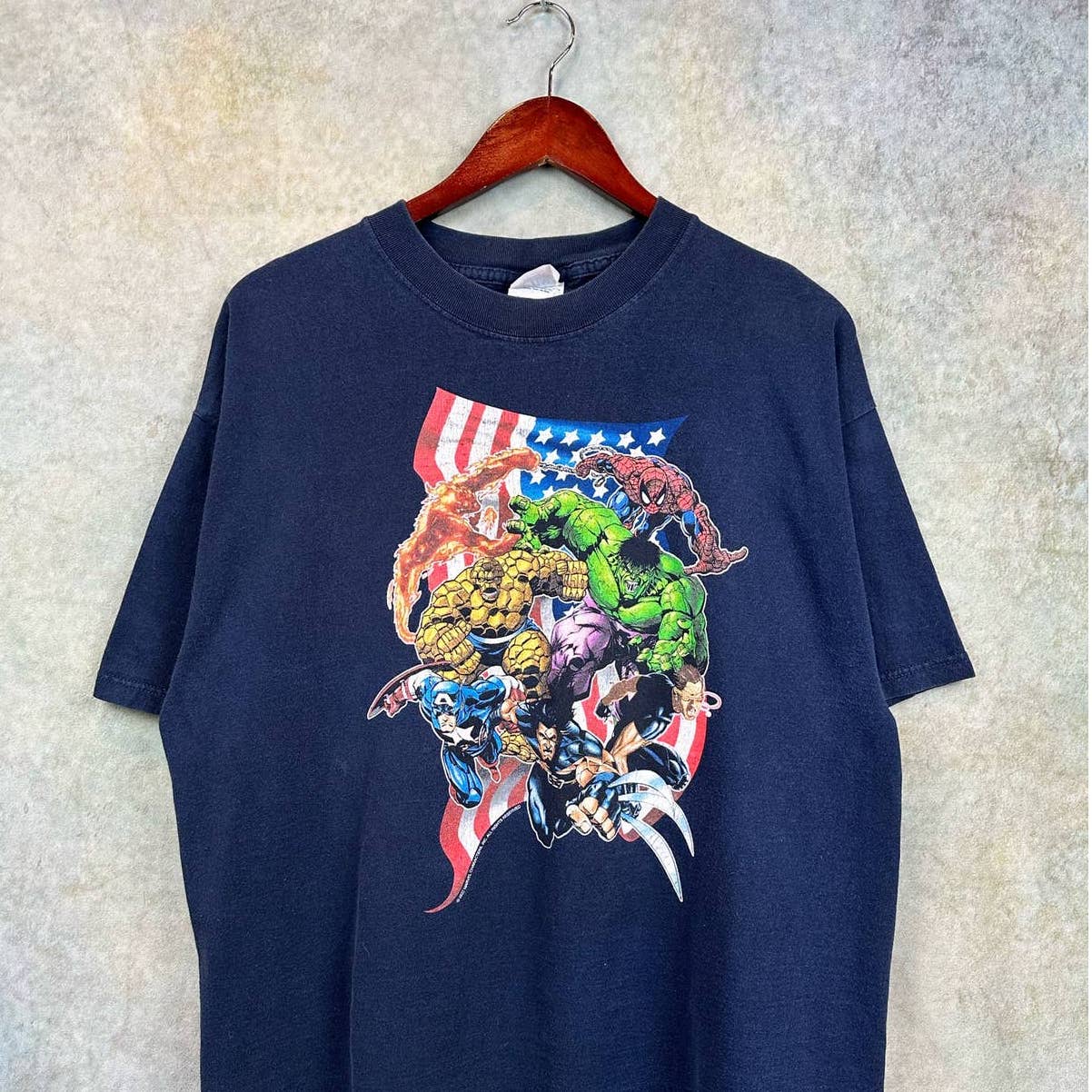 Vintage Y2K Marvel Comics T Shirt
