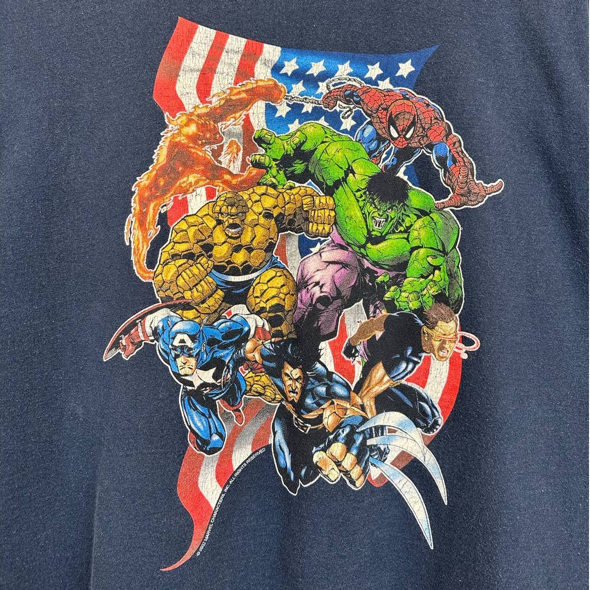 Vintage Y2K Marvel Comics T Shirt