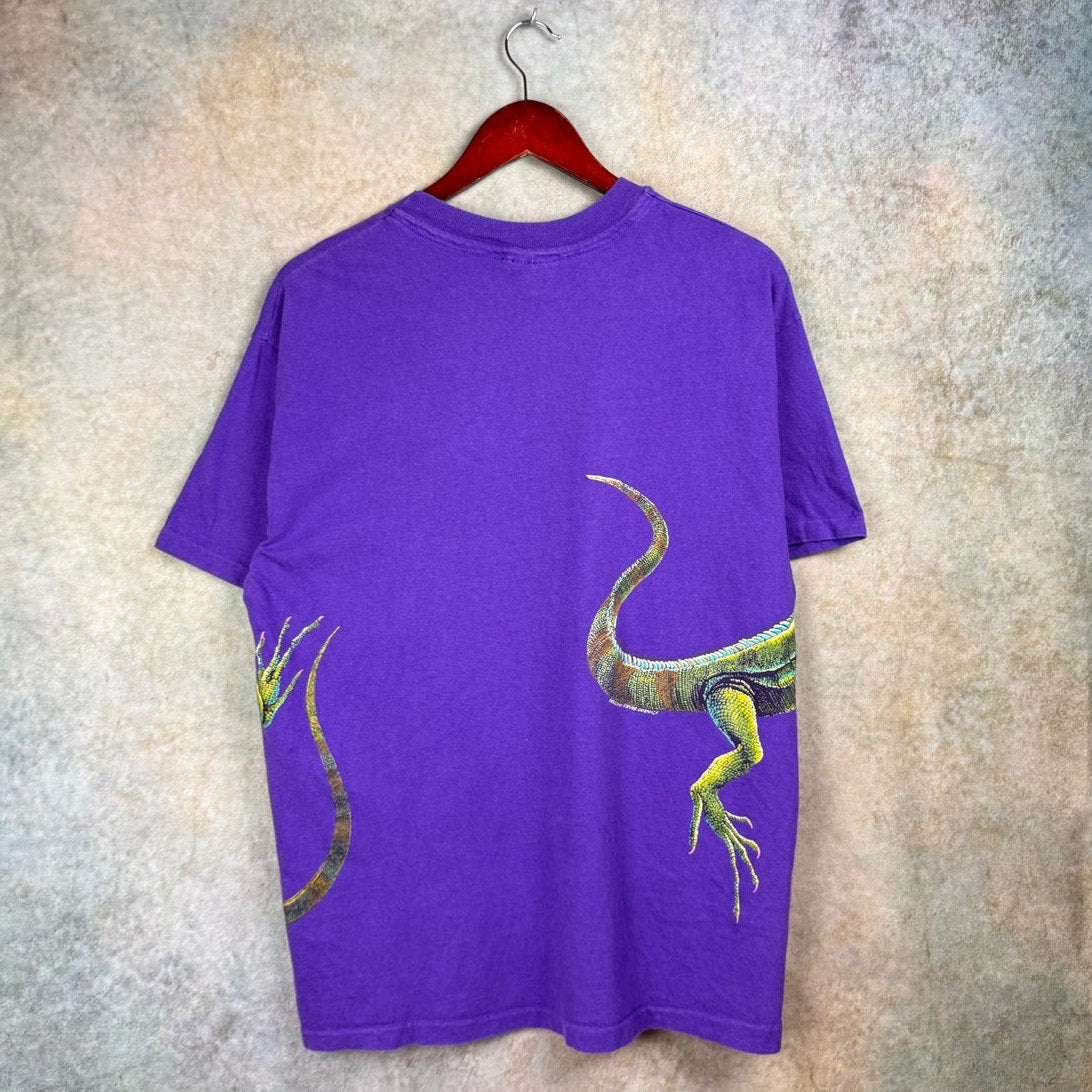 VTG 90s Iguana Graphic T Shirt L