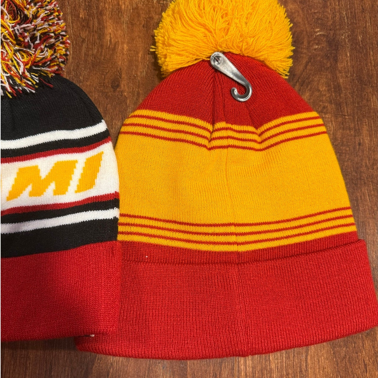 Miami Heat NBA Ultra Game Beanie Hat Bundle of 2 NWT Basketball Sports