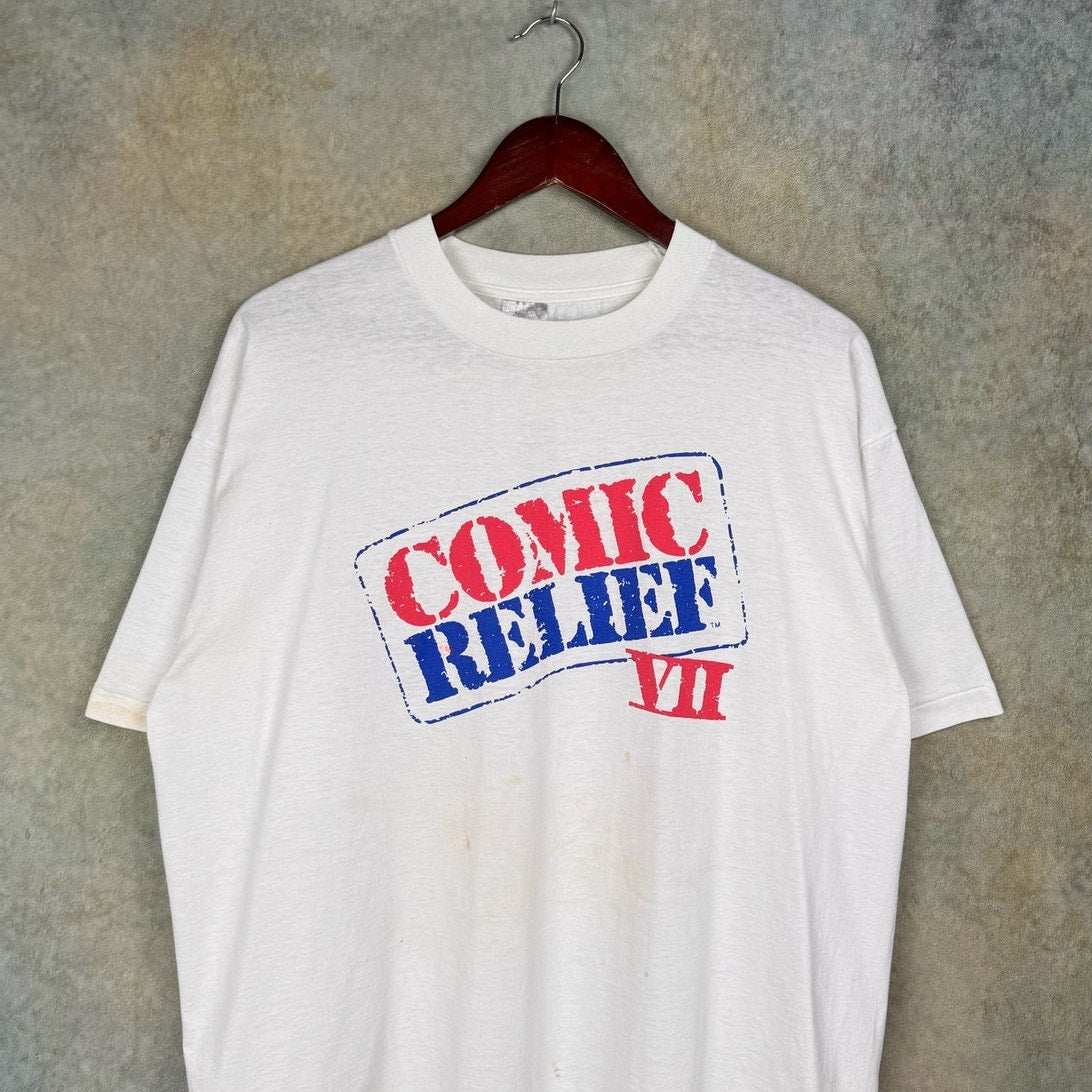 VTG 90s Comic Relief VII T Shirt XL