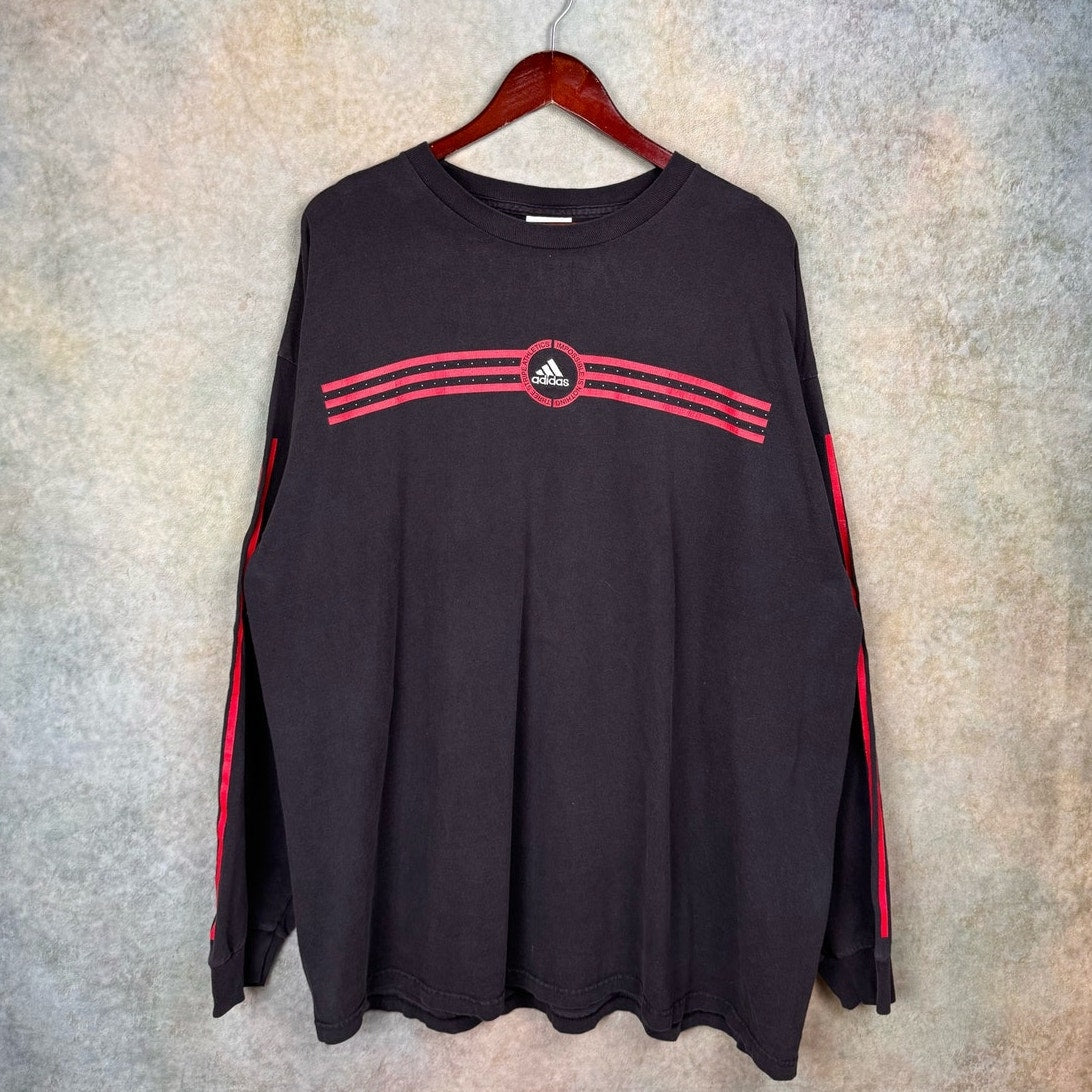 VTG 90s Adidas Long Sleeve T Shirt XXL