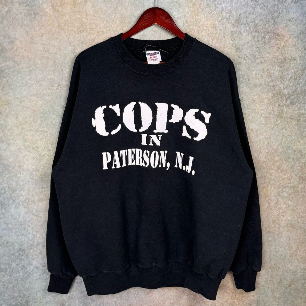 VTG 90s Cops Reality TV Show Sweatshirt XL