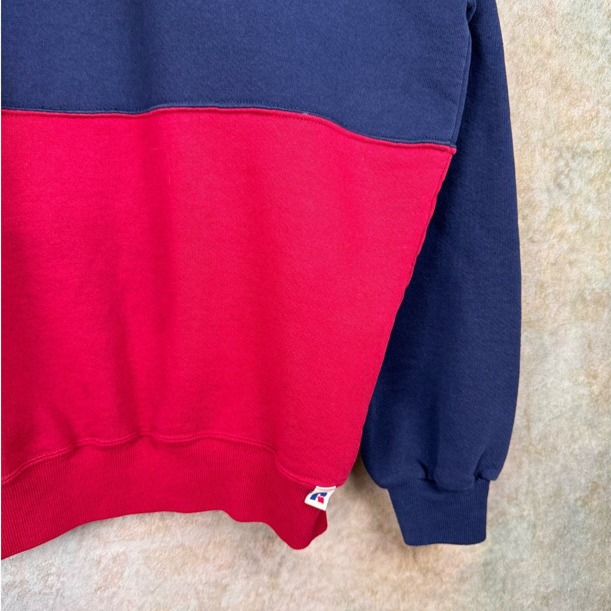 VTG 90s Russell Athletic Q Zip Sweatshirt XL – Thrift Haven