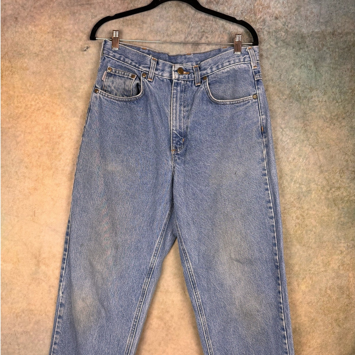 VTG 90s Carhartt Denim Work Jeans 34x34