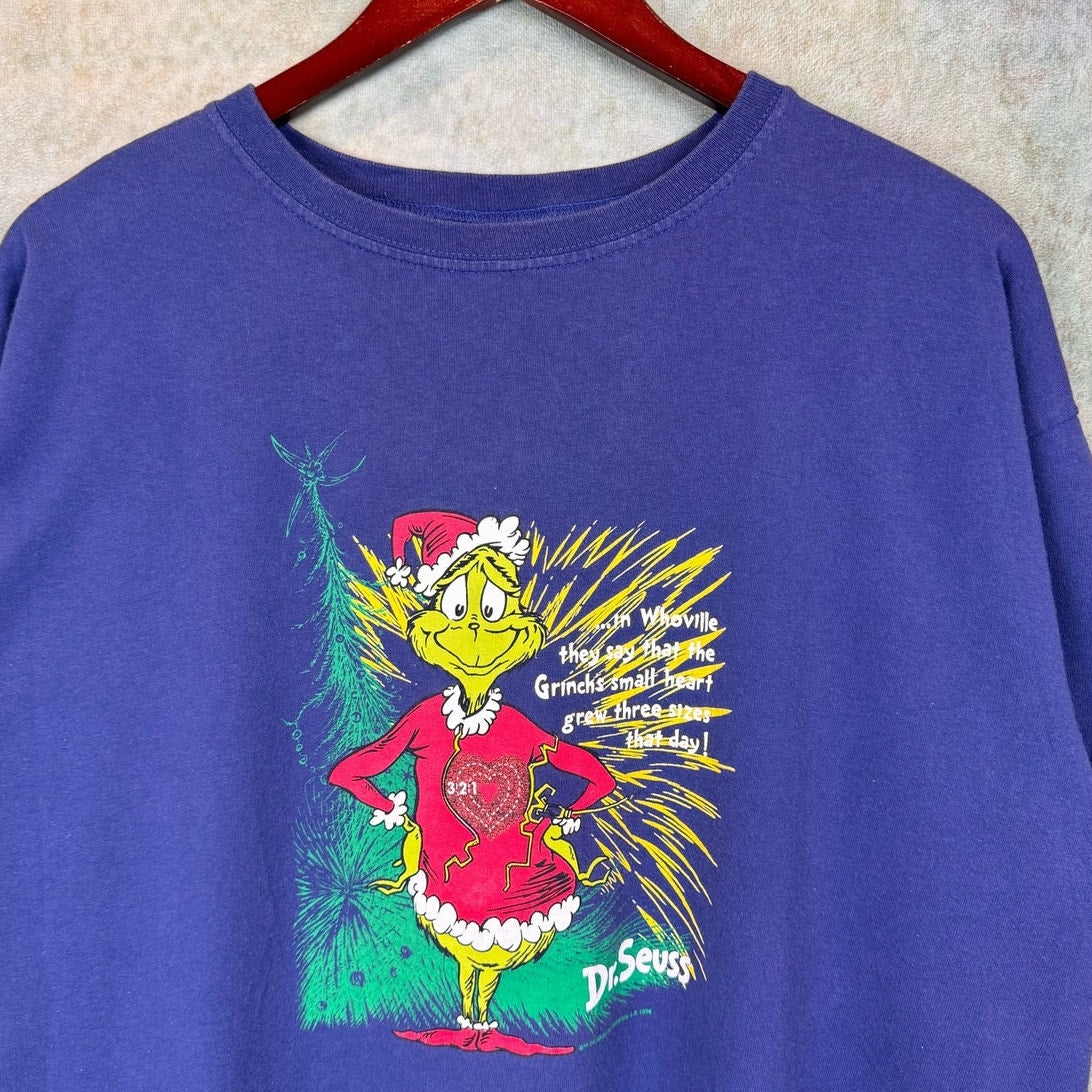 VTG 90s The Grinch T Shirt L