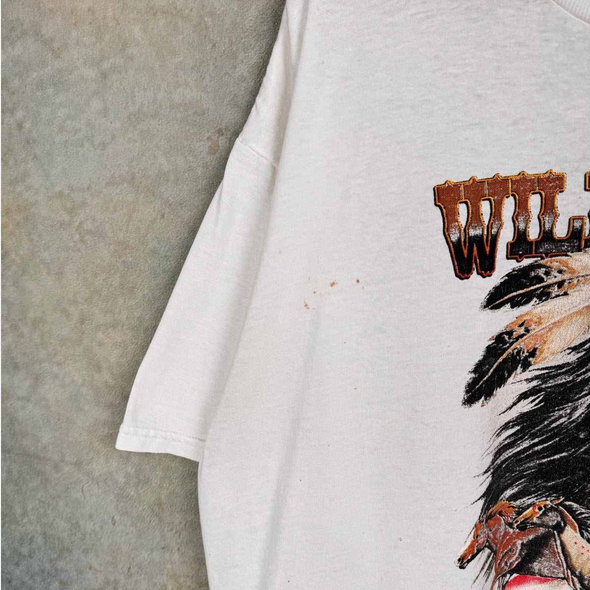 VTG Wild as the Wind Native T Shirt XL