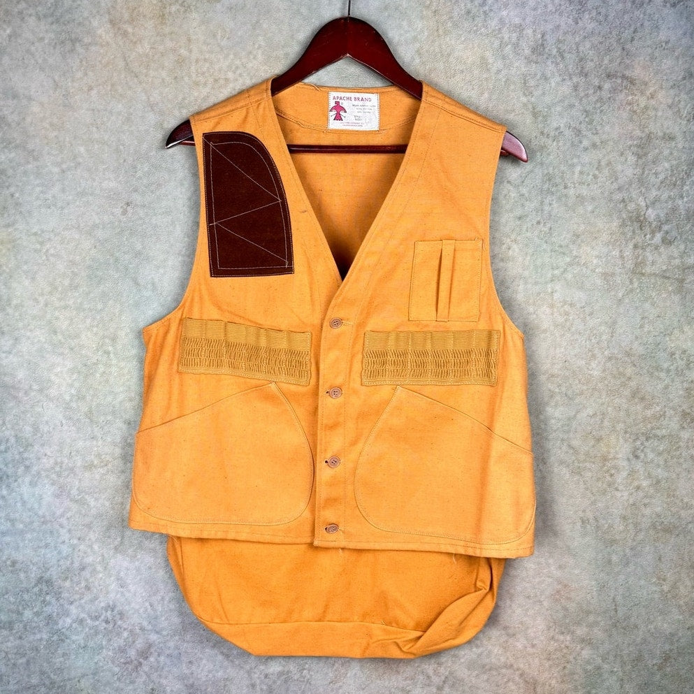 VTG 70s Hunting Vest Sz L