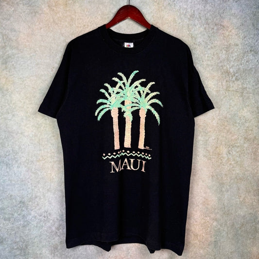 VTG 90s Maui Hawaii T Shirt Sz L