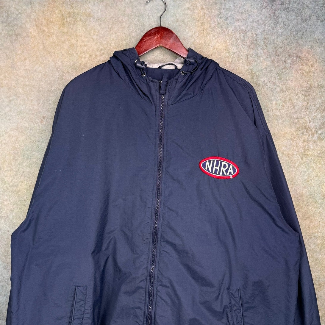 VTG 90s NHRA Racing Puffer Jacket XL