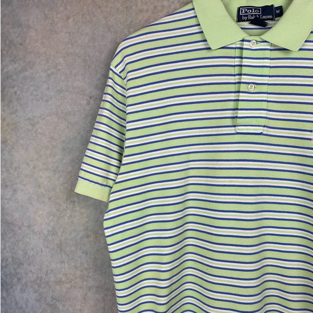 Vintage Polo Ralph Lauren Striped Polo Shirt M