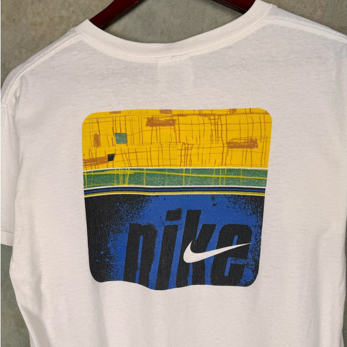 VTG 90s Nike Logo T Shirt Sz YL