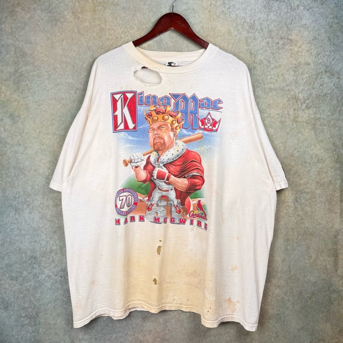 VTG 90s Mark McGwire Home Run T Shirt XXL