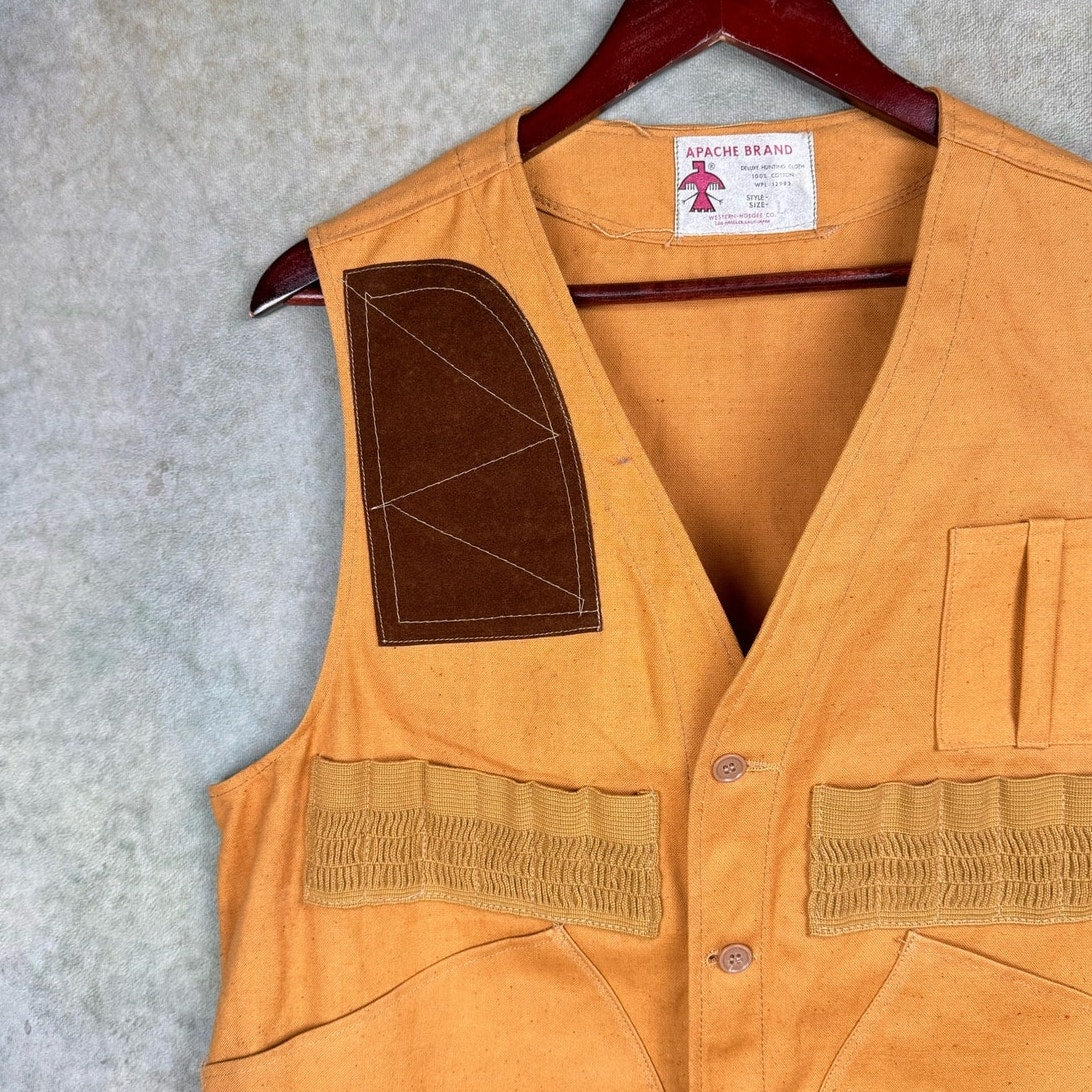 VTG 70s Hunting Vest Sz L