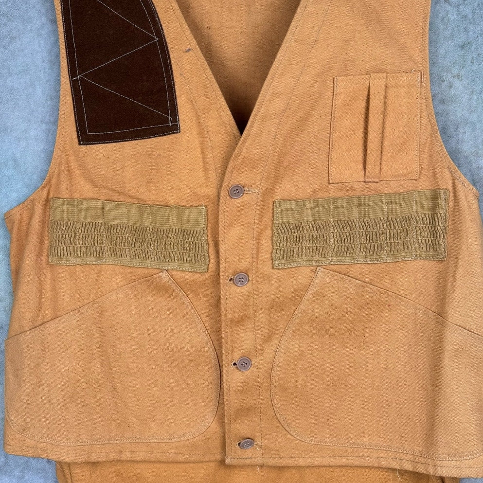 VTG 70s Hunting Vest Sz L