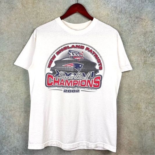 Vintage New England Patriots Super Bowl T Shirt M