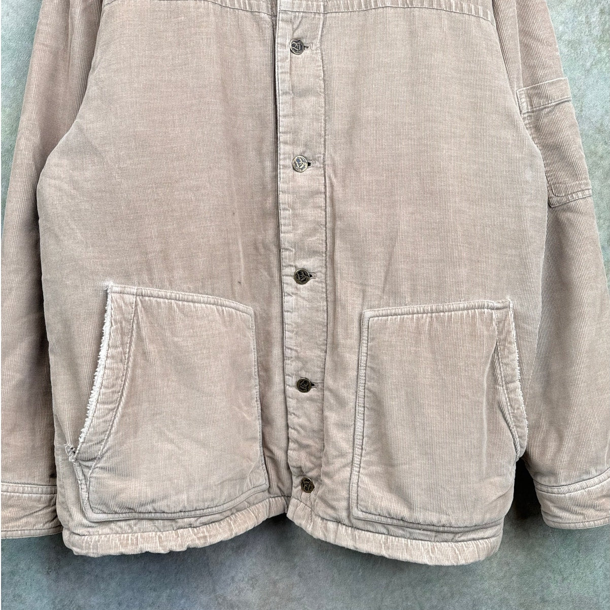 VTG 90s Wool Lined Corduroy Jacket L