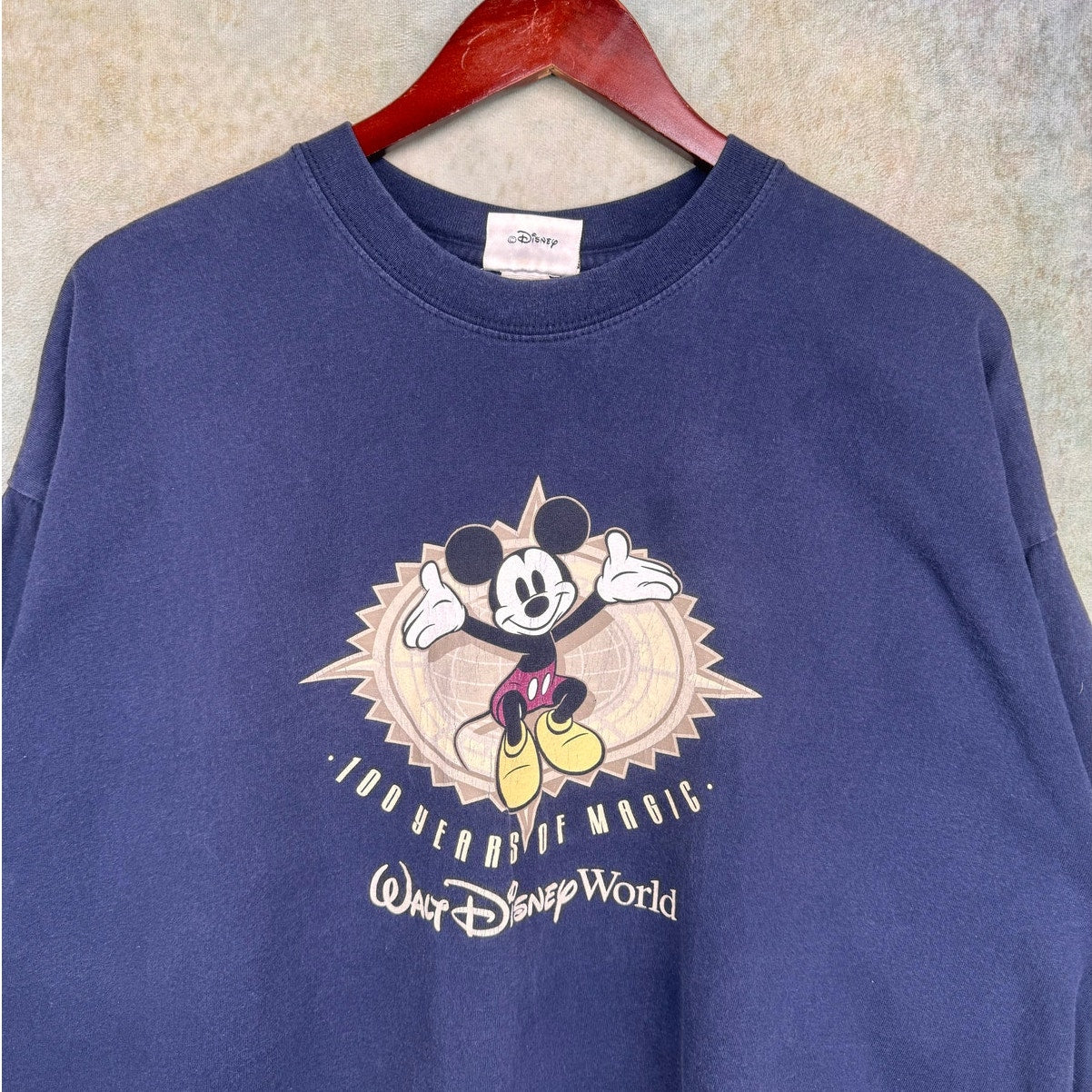 VTG 90s Mickey Disney World T Shirt XL