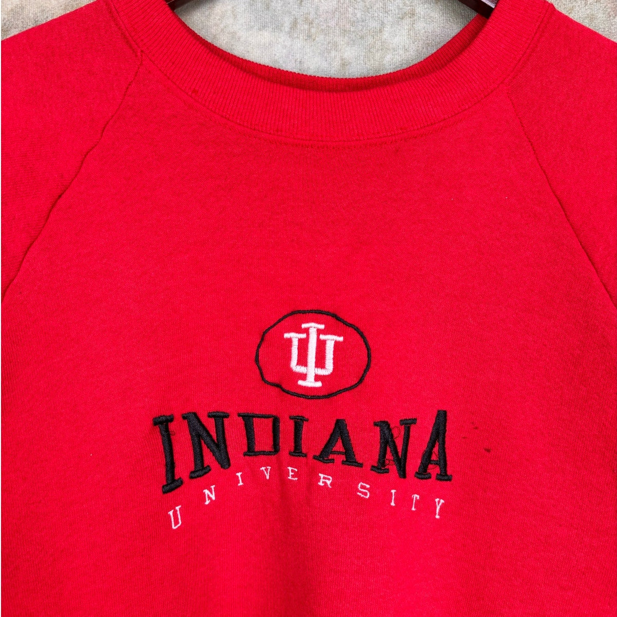 VTG 80s Indiana Hoosiers Raglan Sweatshirt XL