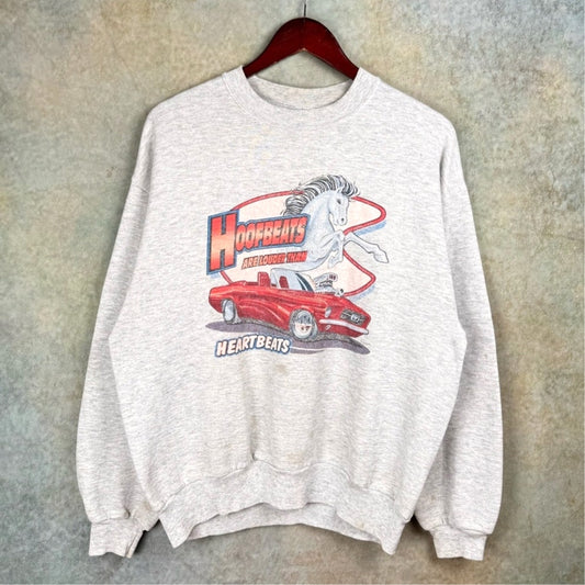 VTG 90s Ford Mustang Crewneck Sweatshirt L