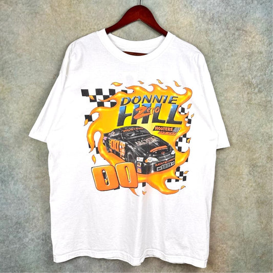 Vintage Hooters Racing Graphic T Shirt XL