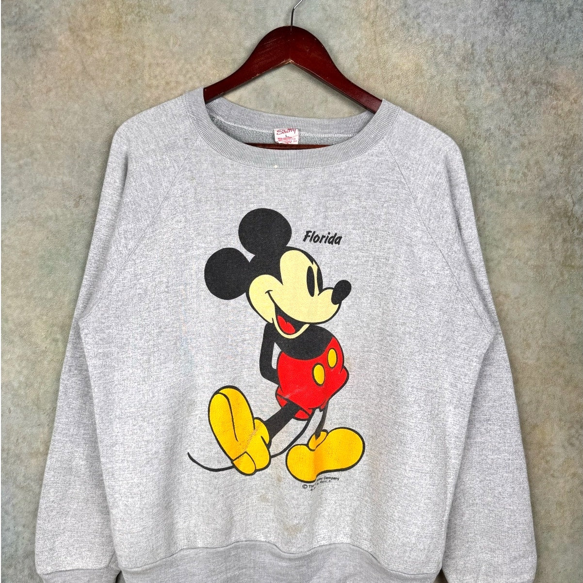 VTG 80s Disney Mickey Mouse Sweatshirt L