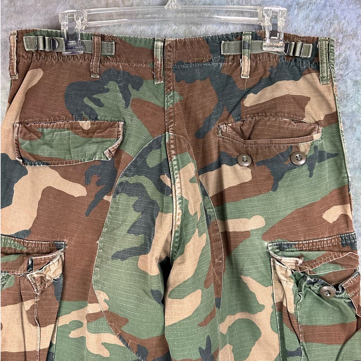 Vintage Military Camo Cargo Pants M