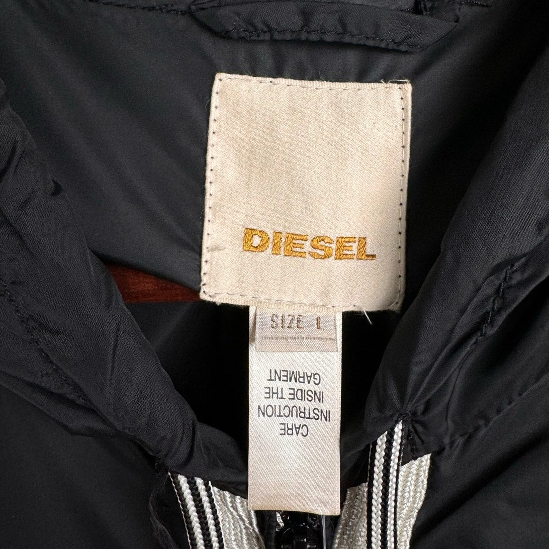 Y2K Diesel Industry Windbreaker Jacket L