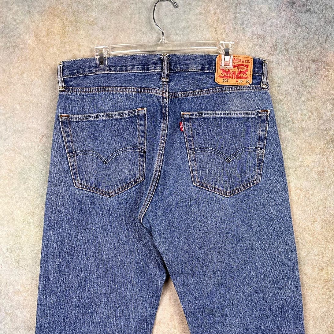 Vintage Levis 505 Denim Jeans 36x30