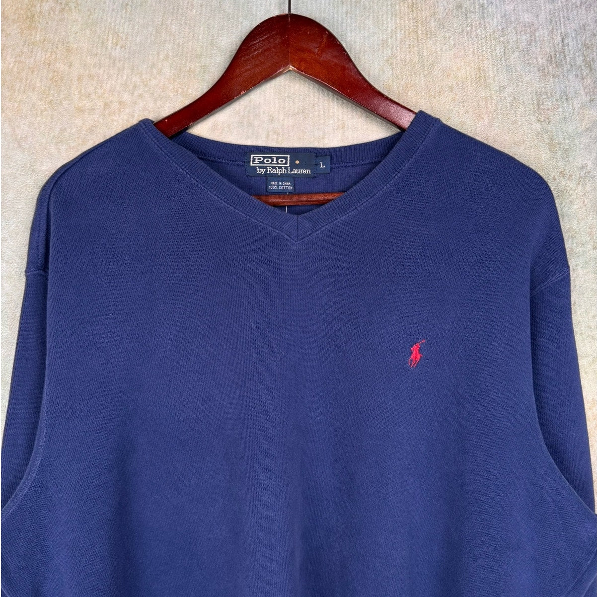 VTG 90s Polo Ralph Lauren Knit Sweater L