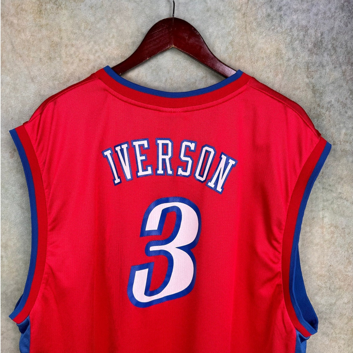 VTG Y2K Allen Iverson Philadelphia 76ers Jersey XXL