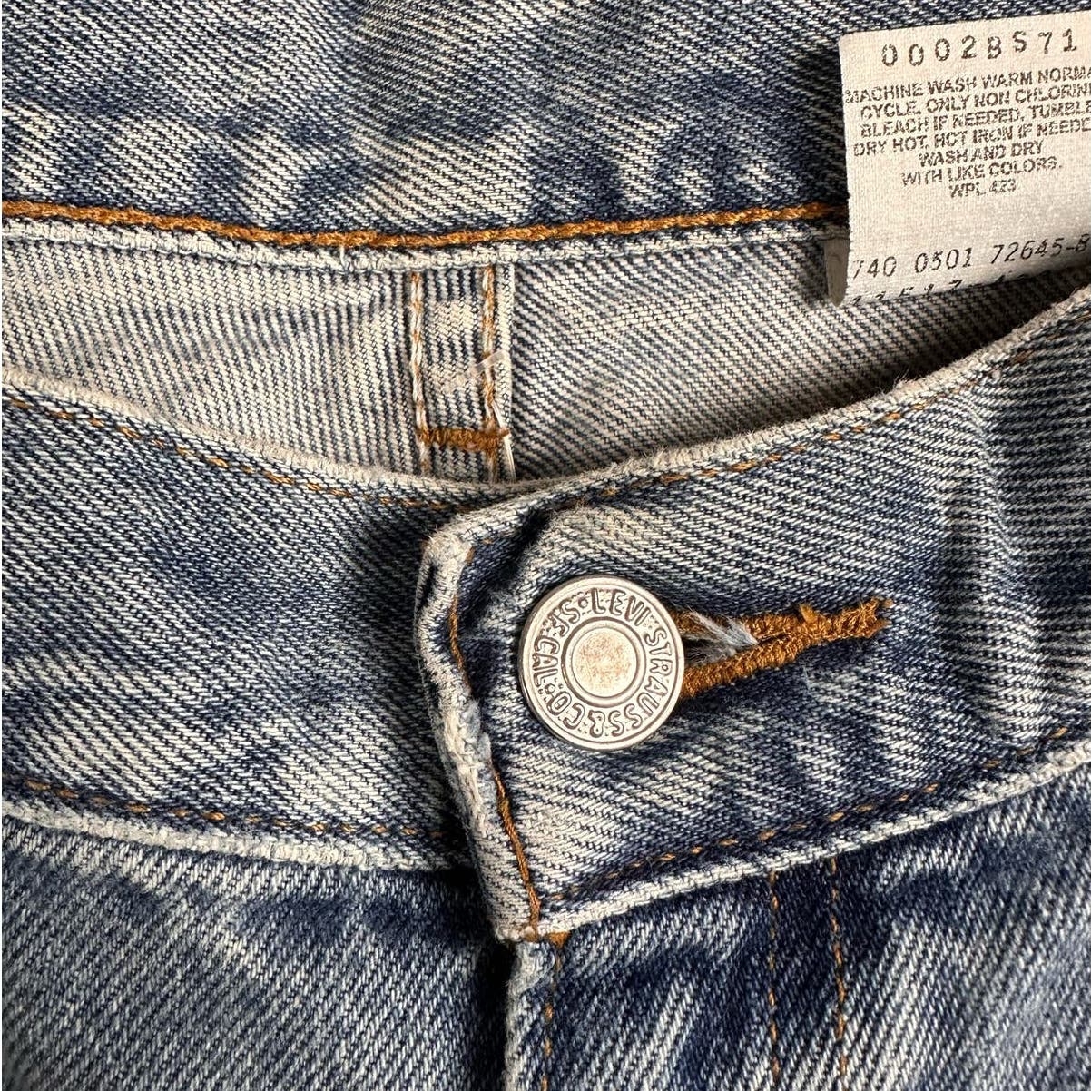 Vintage Levis 517 Bootcut Denim Jeans Low Rise 13Jr Slim Fit
