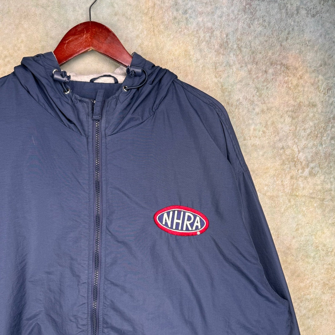 VTG 90s NHRA Racing Puffer Jacket XL