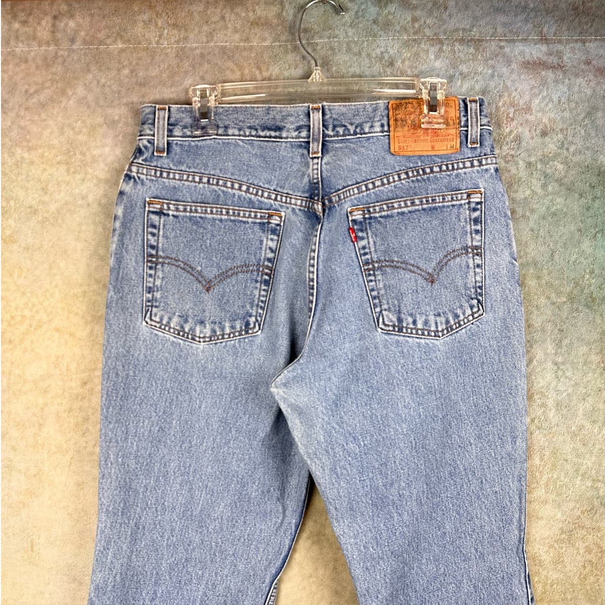 Vintage Levis 517 Bootcut Denim Jeans Low Rise 13Jr Slim Fit