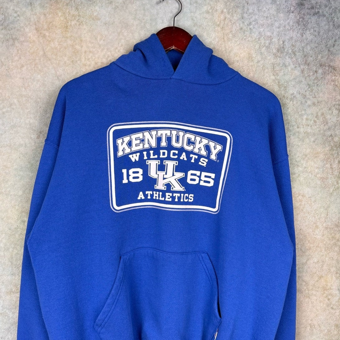 VTG 90s Kentucky Wildcats Hoodie Sweatshirt L