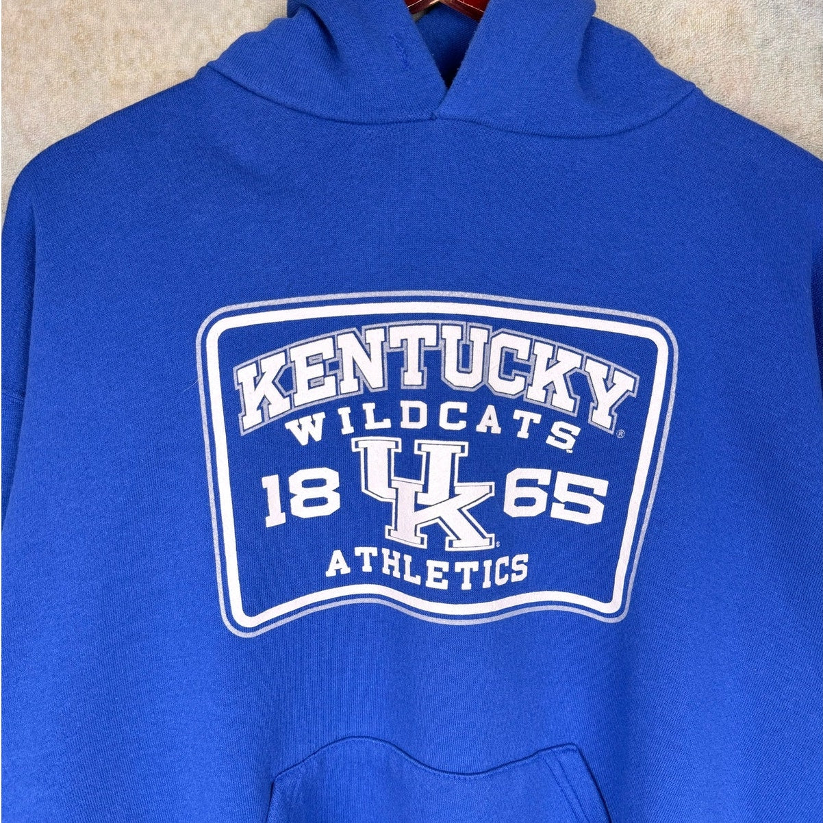 VTG 90s Kentucky Wildcats Hoodie Sweatshirt L