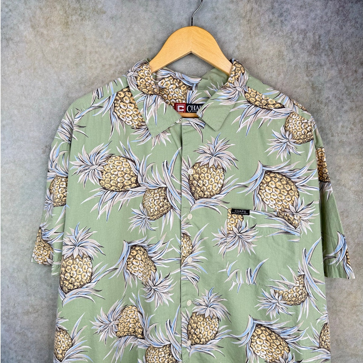 VTG 90s Chaps Ralph Lauren Button Up Shirt XL