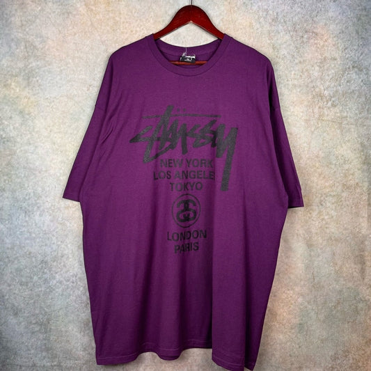 Stussy International World Tour T Shirt XXL