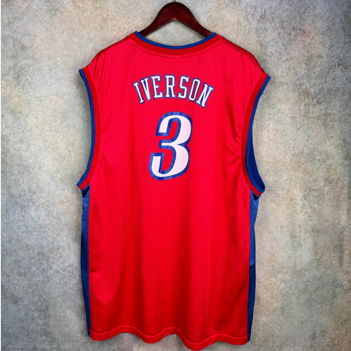 VTG Y2K Allen Iverson Philadelphia 76ers Jersey XXL