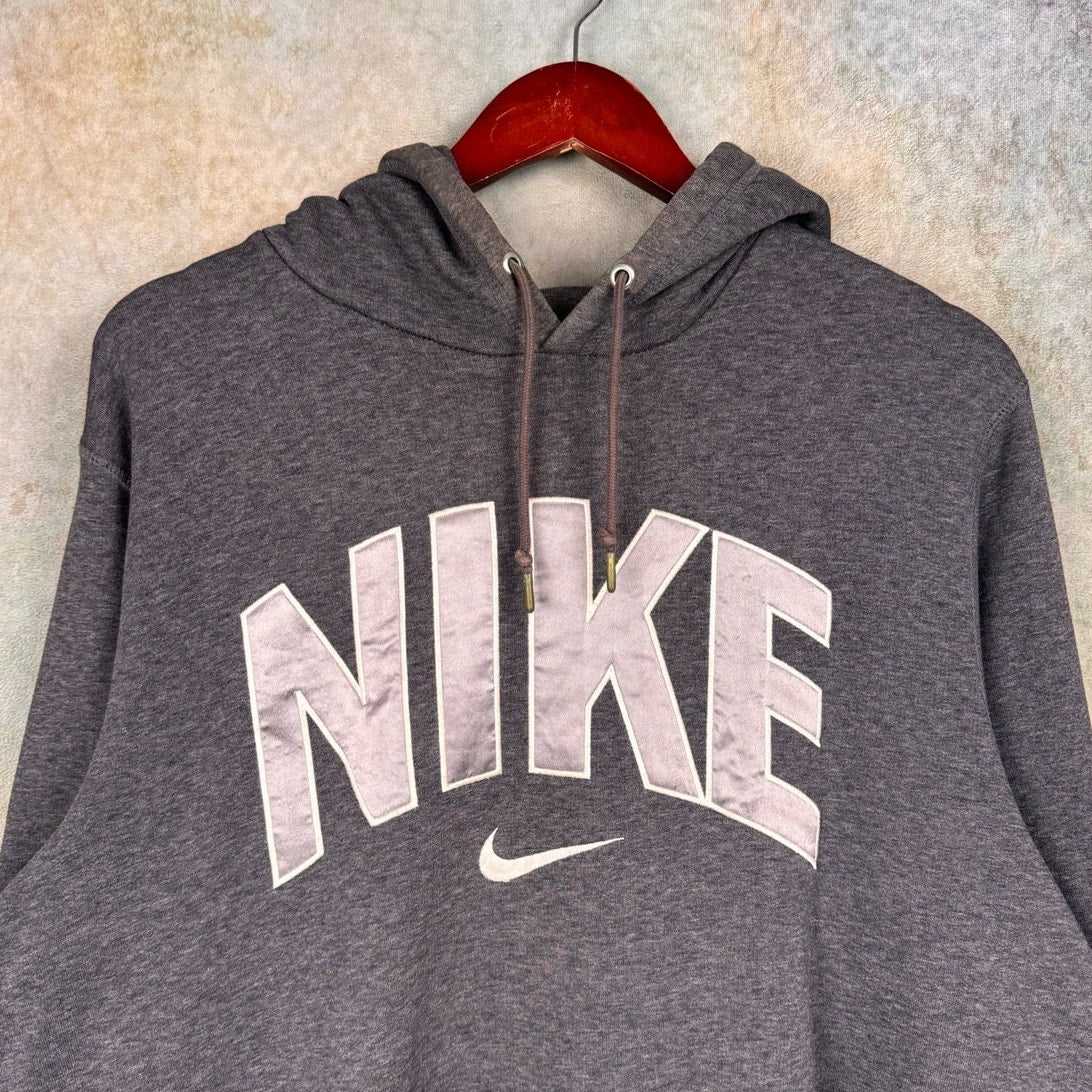 Y2K Nike Logo Hoodie Sweatshirt L