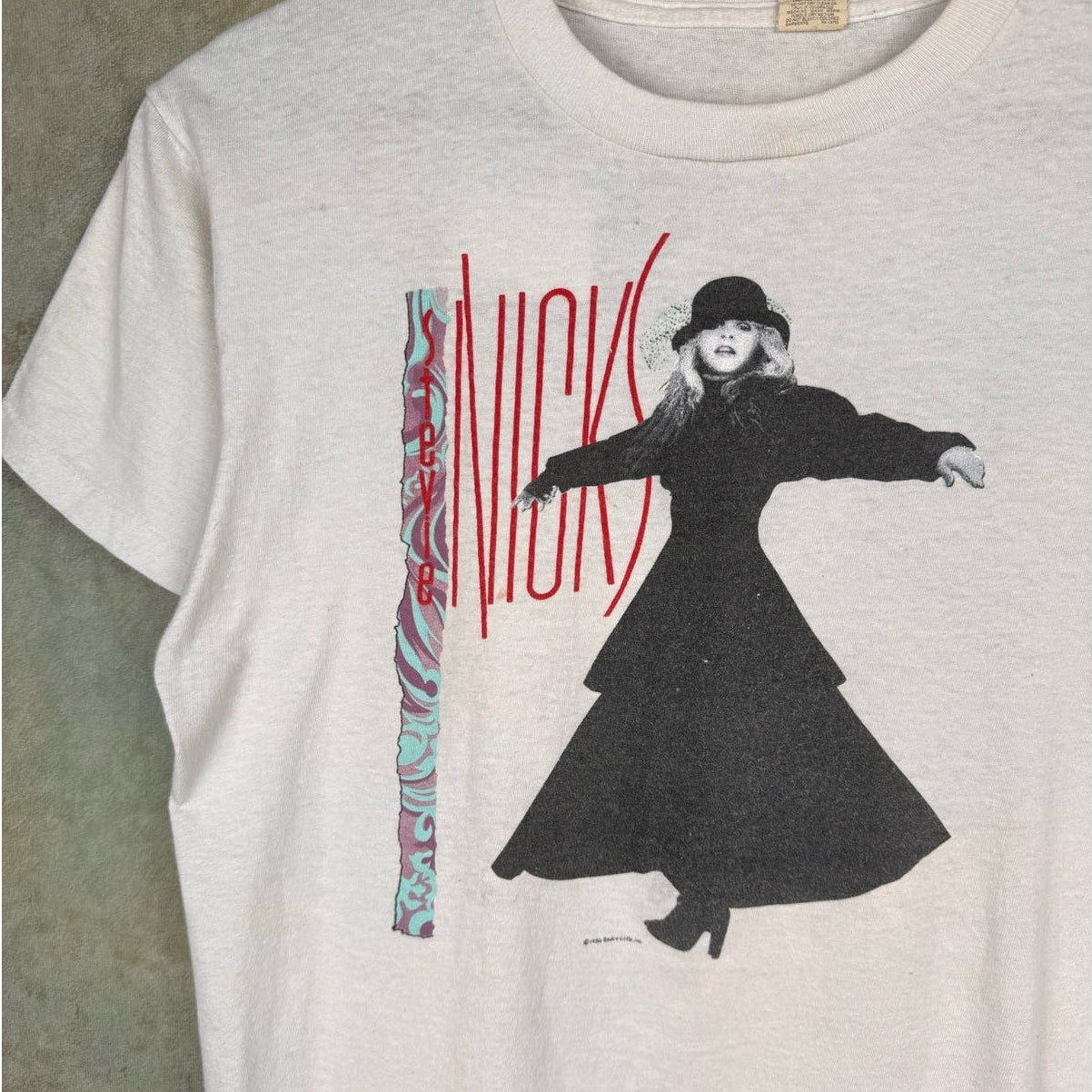 Vintage 1986 Stevie Nicks World Tour T Shirt Sz L