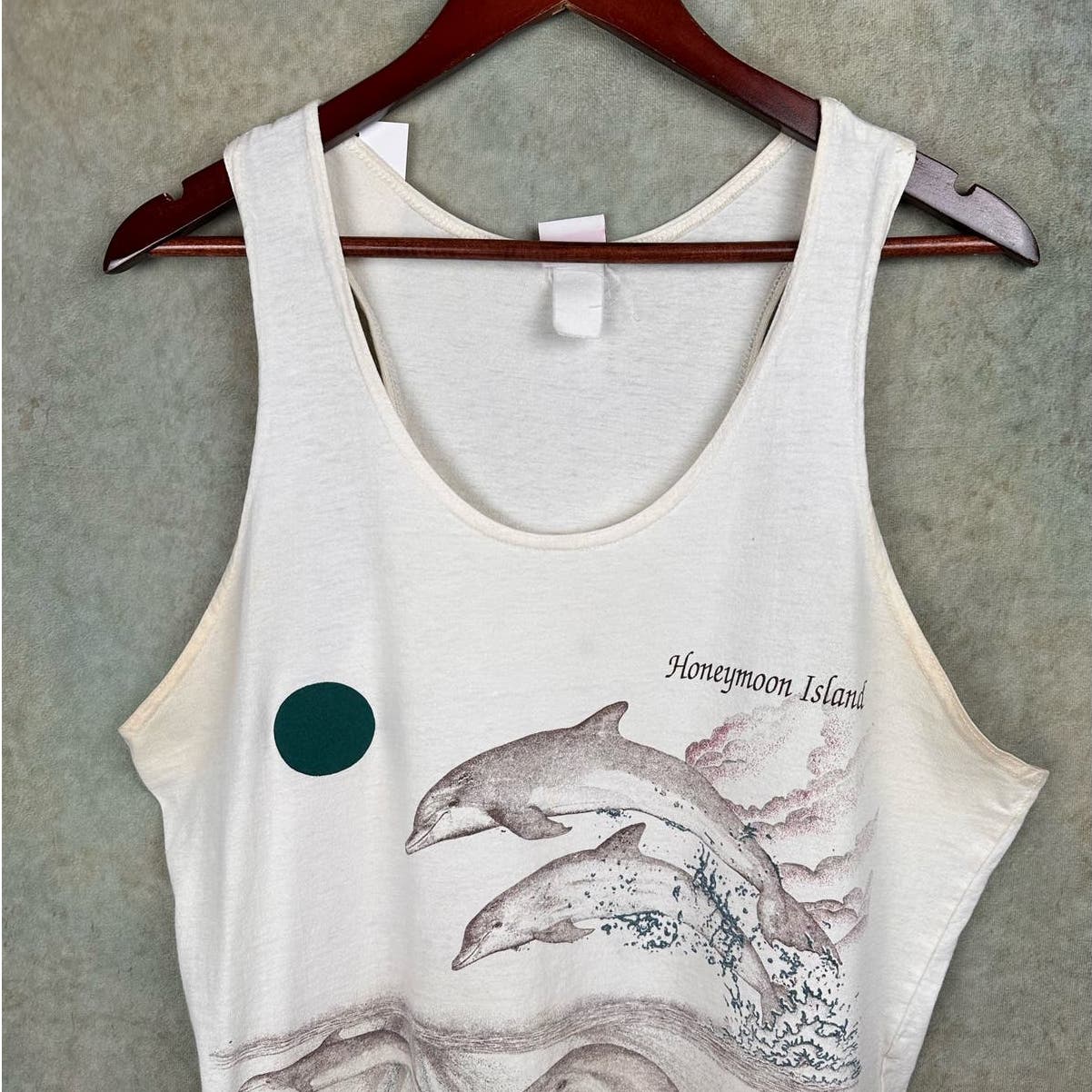 Vintage 90s Dolphin Graphic Tank Top M