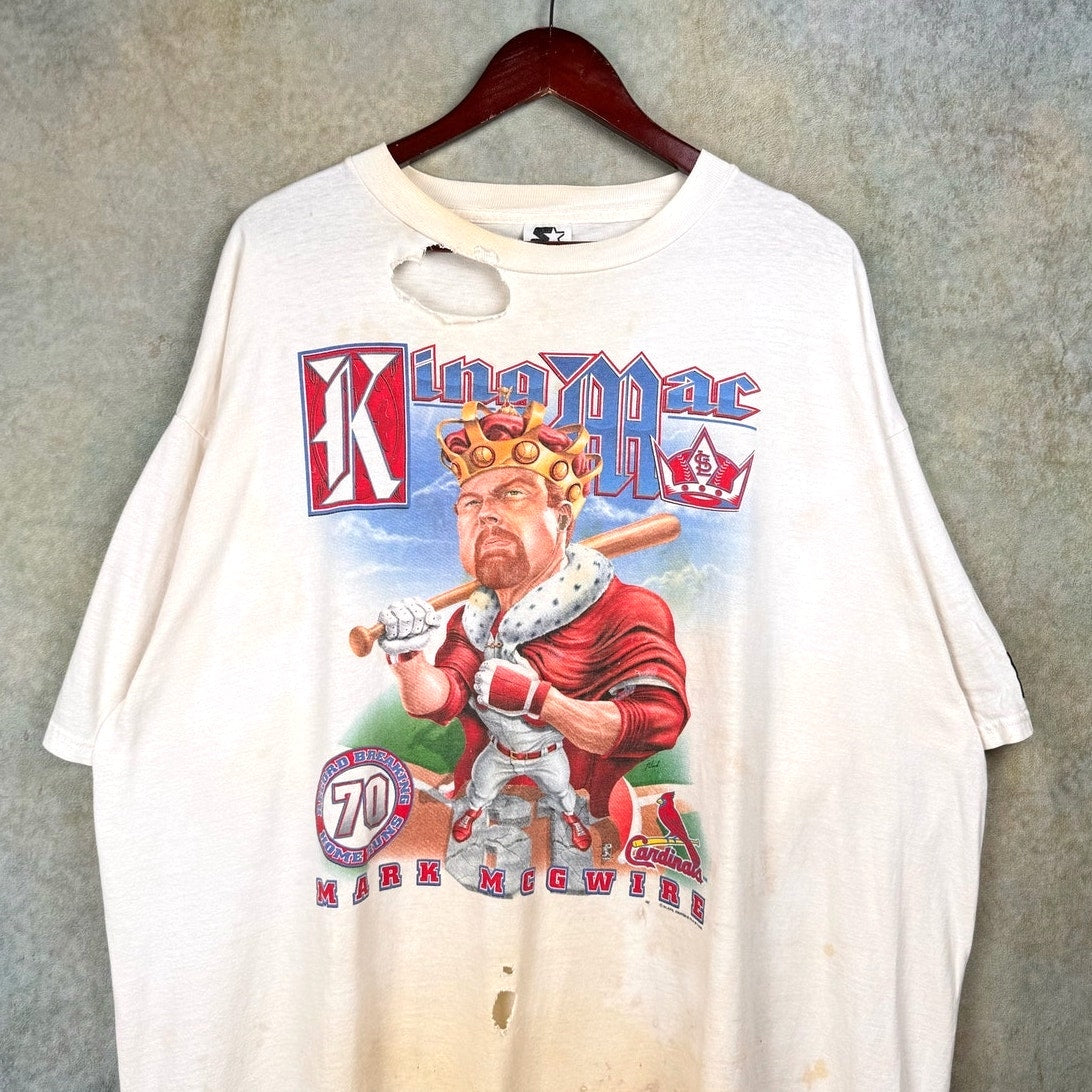 VTG 90s Mark McGwire Home Run T Shirt XXL