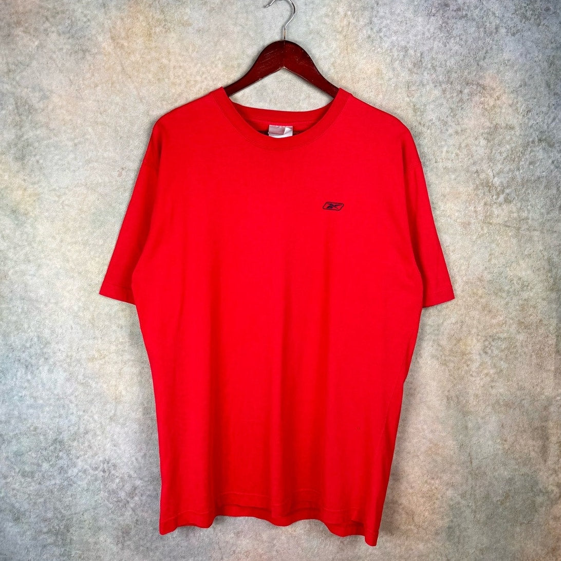 VTG Y2K Reebok Logo T Shirt M